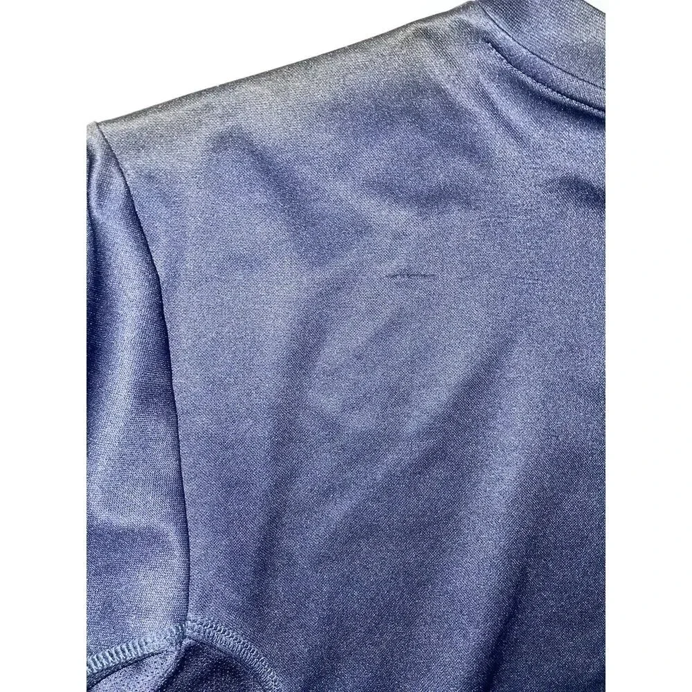 Vintage Nike Center Swoosh Shirt Men’s Large Embroidered Blue White‎ Y2K RARE